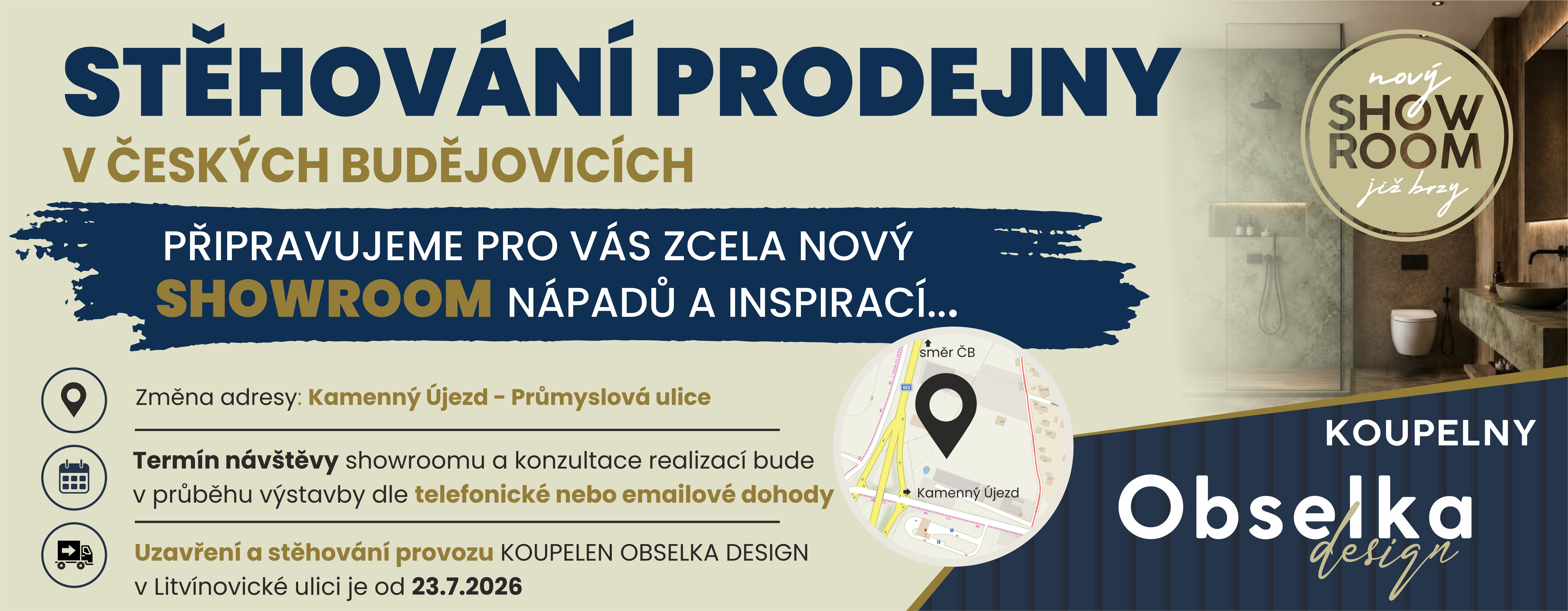 Stěhování prodejny