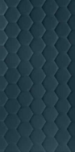 Obklad Blue Hexagon 40x80 cm, mat