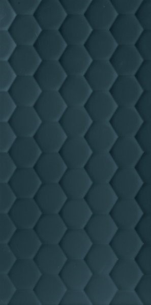 Obklad Blue Hexagon 40x80 cm, mat
