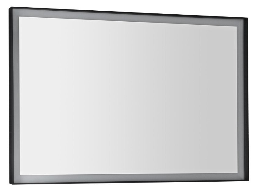 SORT LED podsvícené zrcadlo 100x70cm, černá mat