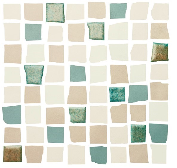 Mosaic Reactive Green 20x20x1,05cm, matná