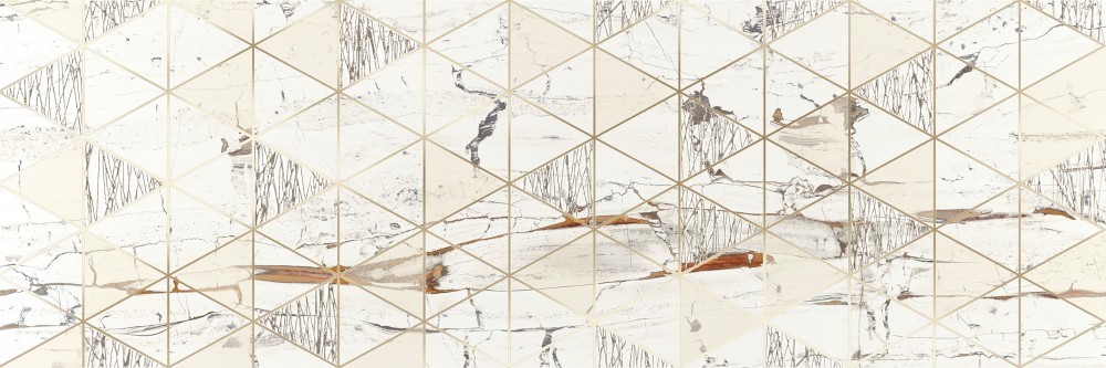 Obklad Lionela White 30x90 cm, lesk