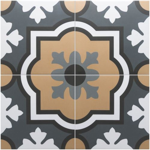 Dlažba Monaco Gris 20x20x0,9cm, mat, Série Rivoli EQ