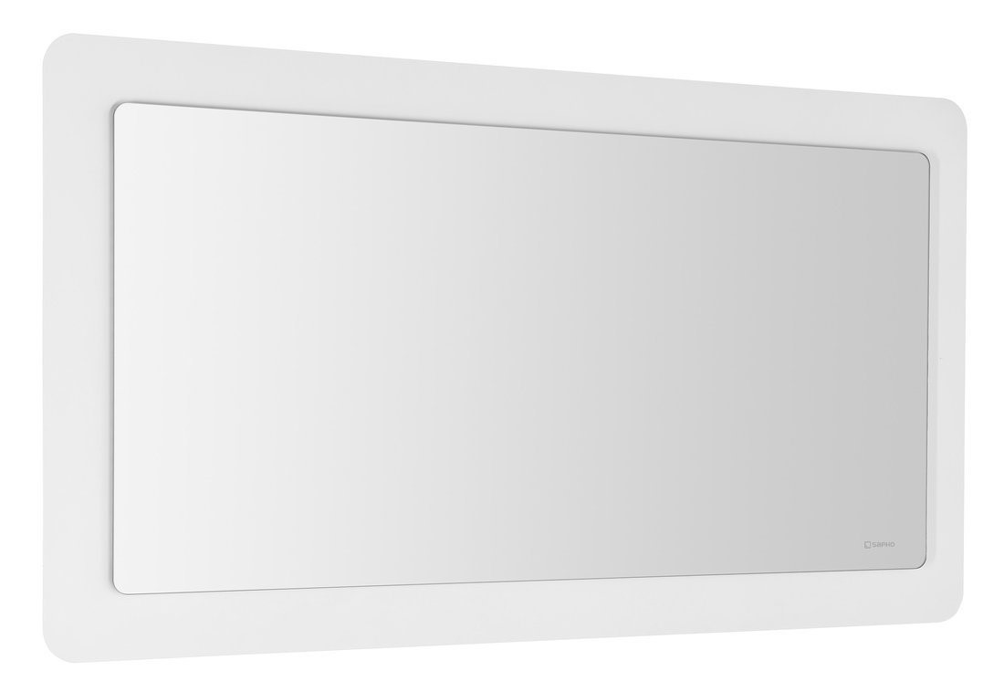 LORDE LED podsvícené zrcadlo s přesahem 1100x600mm, bílá