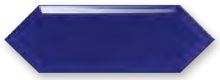 Obklad Cupidón Azul Brillo Bisel, 10x30 cm, lesk s fazetou