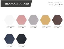 Dlažba Hexagon Colors Marino 20x24 cm, mat