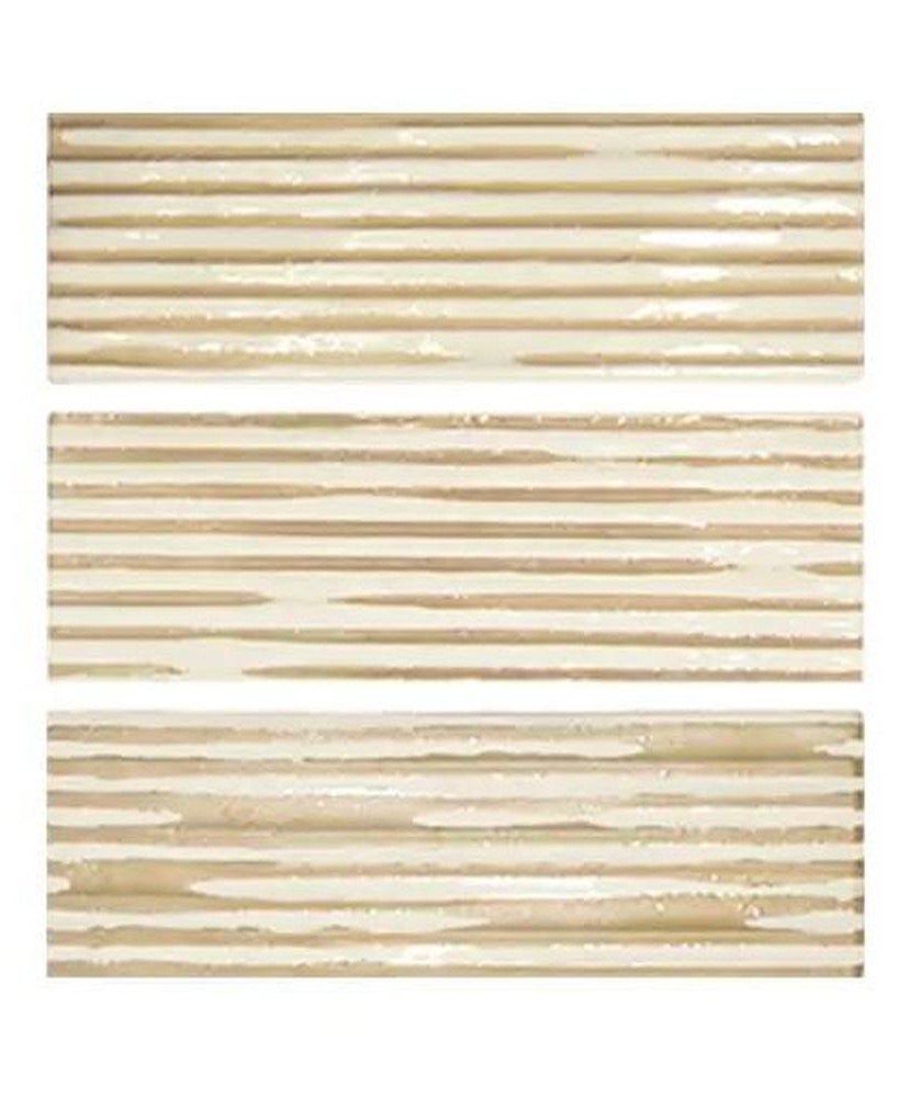 Dlažba/obklad Casablanca-Comb Lime 5x15cm