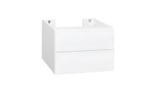 Skříňka pod desku s umyvadlem bez výřezu na sifon, bílá nebo v dekoru dřeva