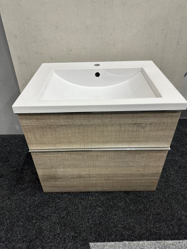 Skříňka Intedoor s umyvadlem 70 cm, 2 šuplíky, kaz na umyvadle