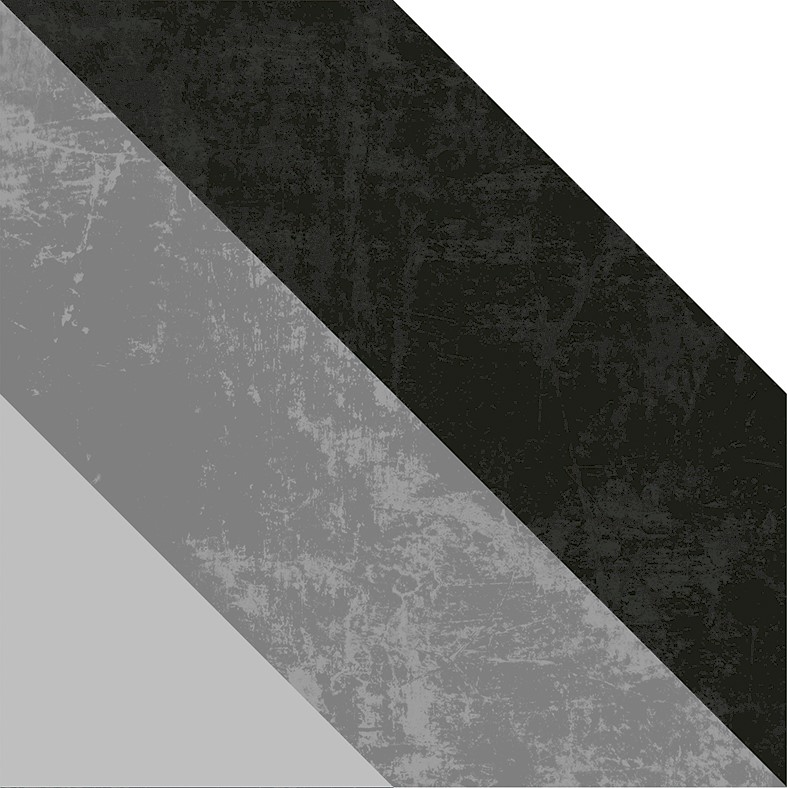 Dlažba Lineal Black&amp;White 20x20 cm, matt