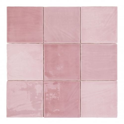 Obklad Tabarca Rosa 15x15 cm, lesk