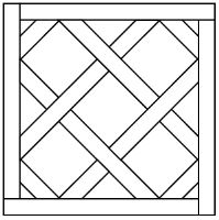 Dlažba/obklad Shizen Torba Cassettone 80x80cm, rect.