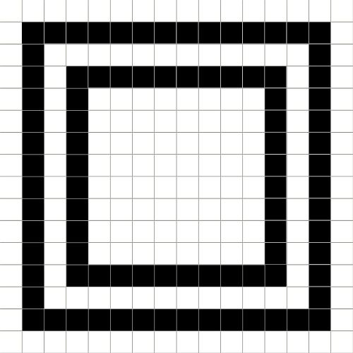 Dlažba Grid Full 20x20 cm, matt