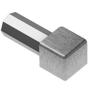 Variabilní roh, hliník elox.křížem broušený křemenná šedá 12,5mm, série 10.QUADEC-AQGX (hliník elox.křížem broušený křemenná šedá)