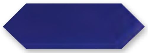 Obklad Cupidón Azul Brillo Liso, 10x30 cm, lesk