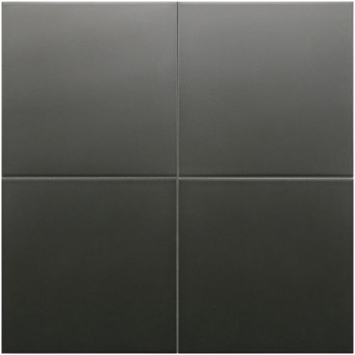 Dlažba Black 20x20x0,9cm, mat, Série Rivoli EQ