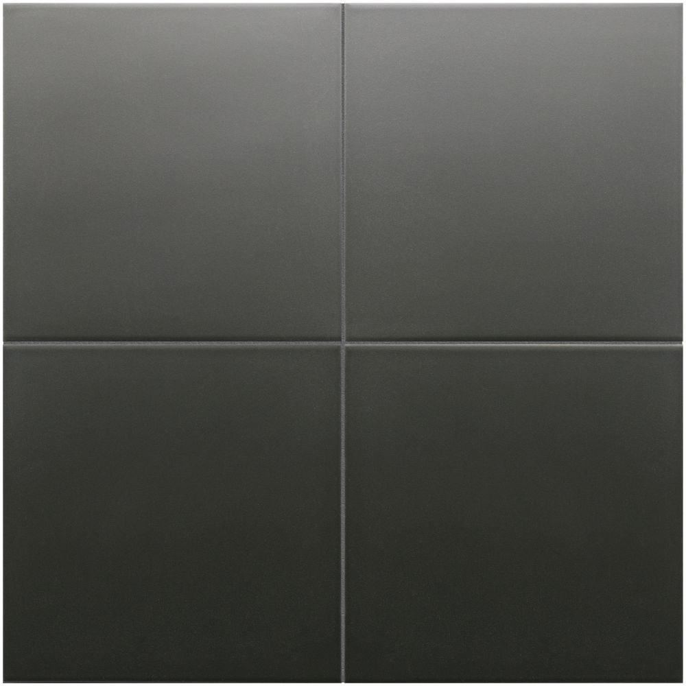 Dlažba Black 20x20x0,9cm, mat, Série Rivoli EQ