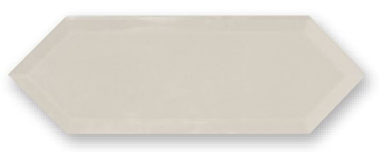 Obklad Cupidón Light Grey Brillo Bisel, 10x30 cm, lesk s fazetou