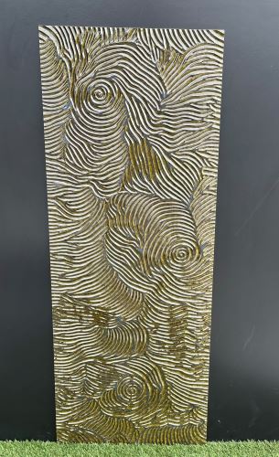 Obklad Apavisa Glam Green Rose 45 x 120 cm, reliéfní, lesk, rektifikovaná