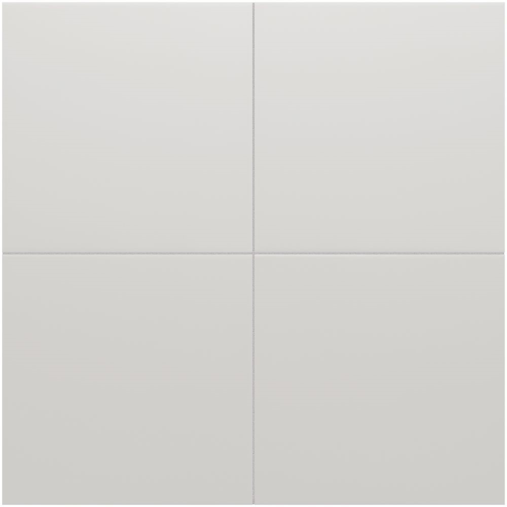 Dlažba White 20x20x0,9cm, mat,  série Rivoli EQ
