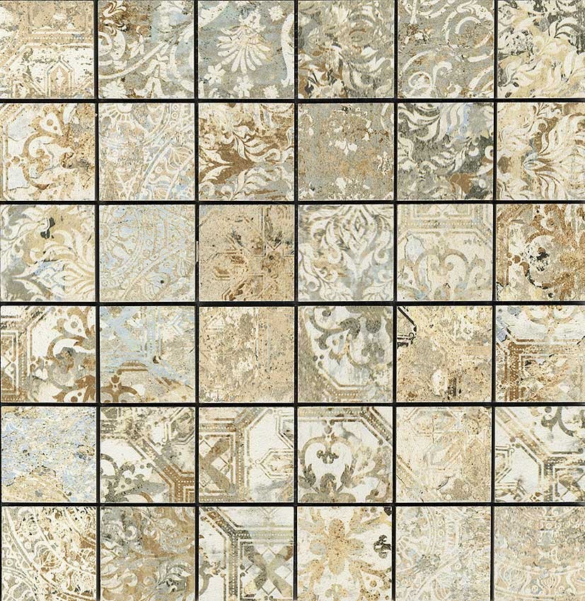 Kobercová mozaika Sand Natural mate 30x30 cm, série Carpet