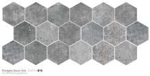 Obklad/dlažba Pompeia Gris Decor 20x24 cm, mat