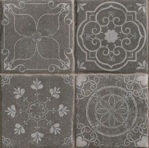 Dlažba Temple Basalt 22,5x22,5 cm, mat