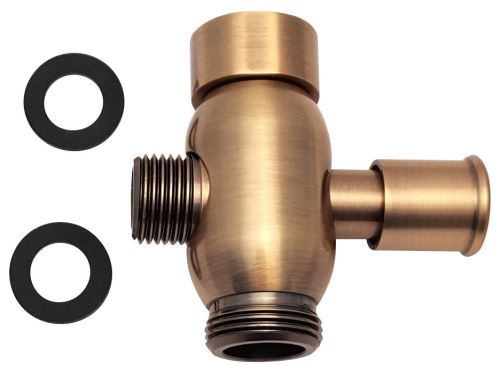 Přepínač sprchového sloupu F3/4"-M1/2"xM3/4", bronz (ANTEA, VANITY)