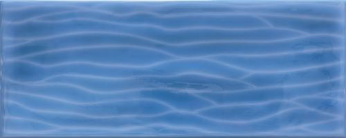 Obklad Flow Blue, 20x50 cm, lesklý