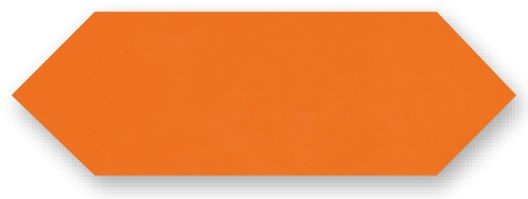 Obklad Cupidón Naranja Brillo Liso, 10x30 cm, lesk