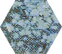 Obklad/dlažba Hexagon Blue 25x29 cm, pololesk