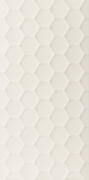 Obklad White Hexagon 40x80 cm, mat