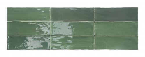 Obklad Tabarca Verde 7,5x23 cm, lesk