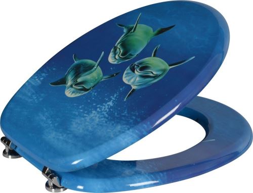 FUNNY WC sedátko s potiskem delfíni