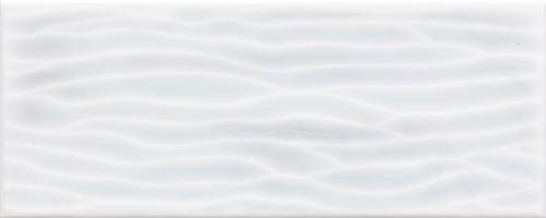 Obklad Flow White, 20x50 cm, lesklý
