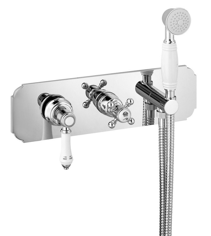 VIENNA podomítková sprchová baterie s ruční sprchou, 3 výstupy, chrom