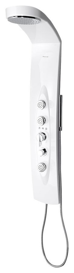 MOLA termostatický sprchový panel 210x1300mm, rohový