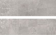 Dekor Atelier Grey, 29x100 cm, matný, rektifikovaný