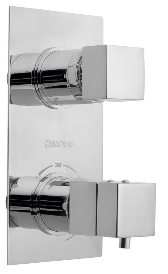LATUS podomítková sprchová termostatická baterie, 2 výstupy, chrom
