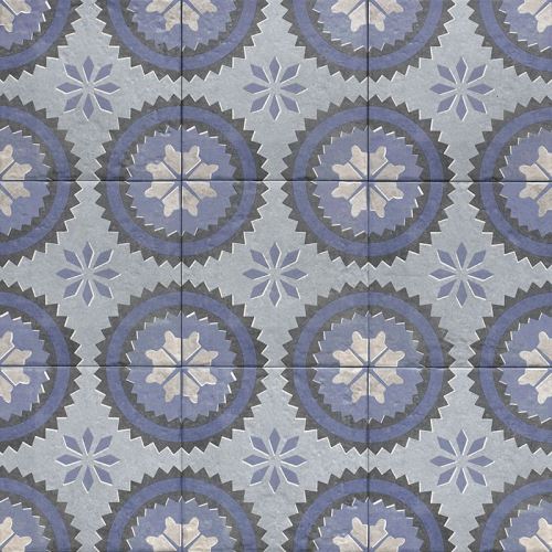 Dlažba/obklad Decor Blue Water 20x20cm
