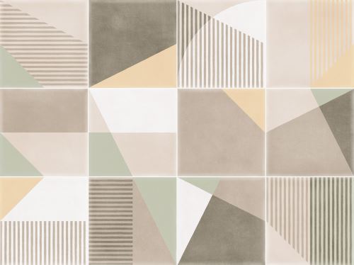 Dlažba Raval Taupe Mix 20x20 cm, mat