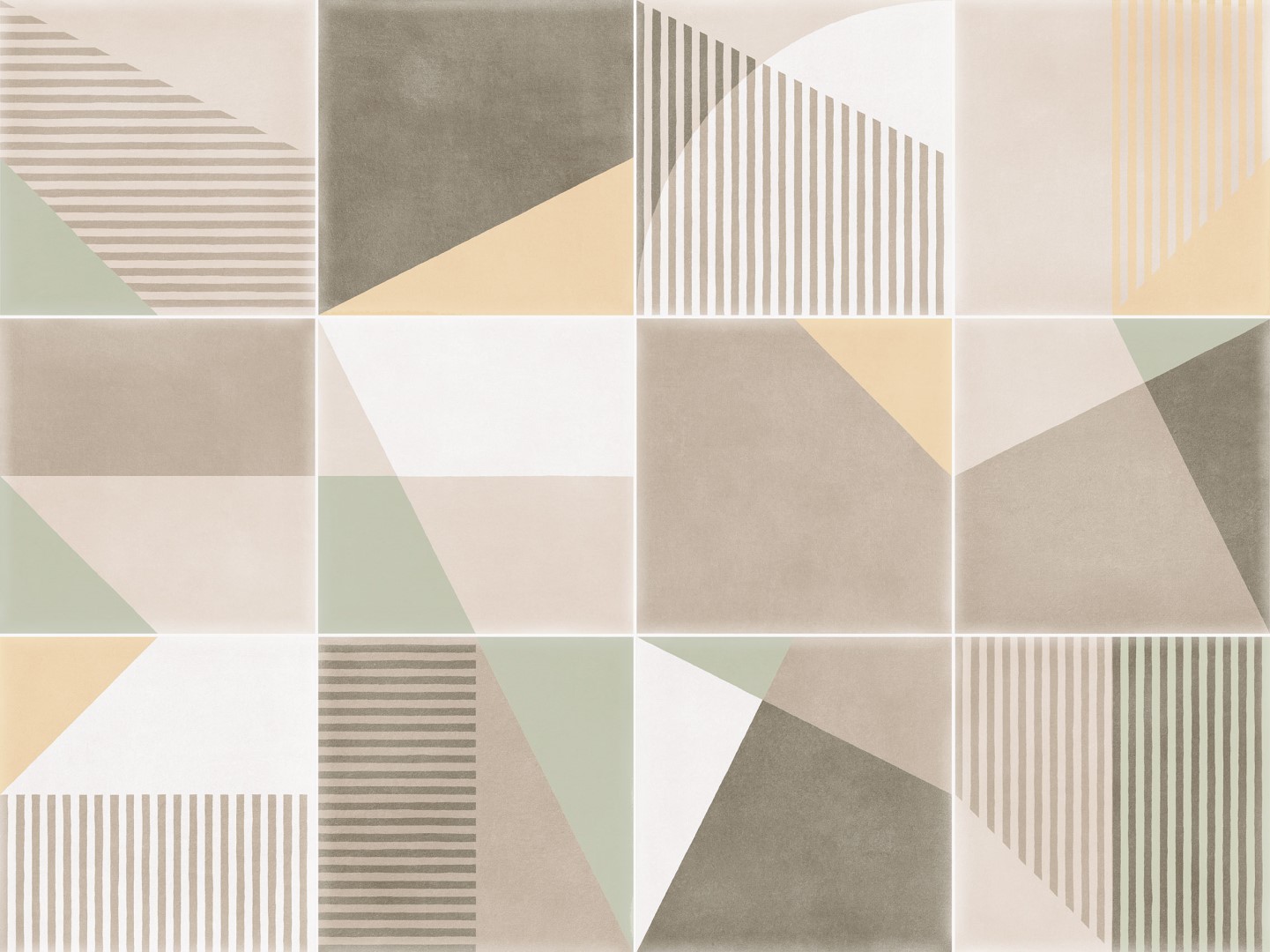 Dlažba Raval Taupe Mix 20x20 cm, mat