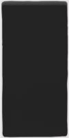 Listela Trim Short Black 7,5x15 cm, lesk