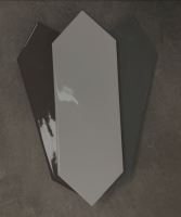 Obklad Cupidón Dark Grey Brillo Liso, 10x30 cm, lesk