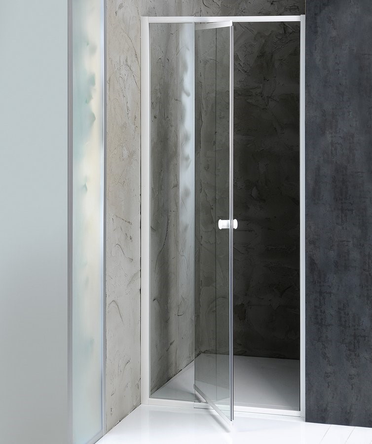 AMICO sprchové dveře výklopné 740-820x1850 mm, čiré sklo