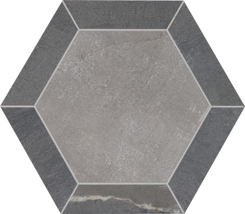 Obklad/dlažba šestiúhelníkový Silver 35x30 cm, série StoneOne