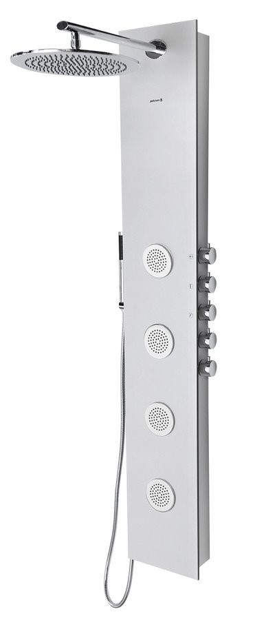 5SIDE ROUND sprchový panel 250x1550mm, aluminium