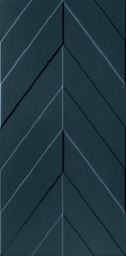 Obklad Blue Chevron 40x80 cm, mat