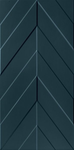 Obklad Blue Chevron 40x80 cm, mat
