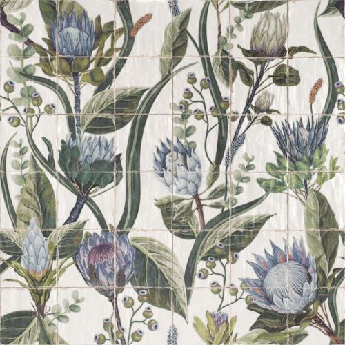 Obklad Decor Mural Protea 120x120 cm, pololesk